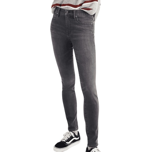 Madewell Skinny Skinny Ankle Jeans Size‎ 24 Gray Wash - Picture 1 of 10
